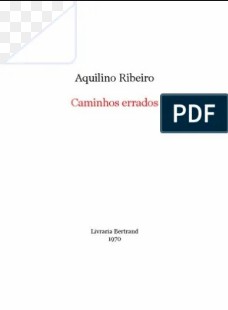 Aquilino Ribeiro – CAMINHOS txt
