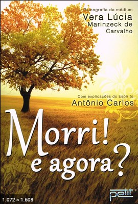 Morri e Agora - psicografia Vera Lucia Marinzeck de Carvalho - espirito Antonio Carlos