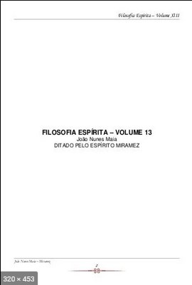 Filosofia Espirita – Volume XII (psicografia Joao Nunes Maia – espirito Miramez)