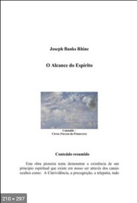 O Alcance do Espirito (Joseph Banks Rhine)