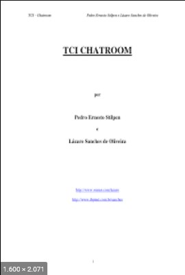 TCI – Chatroom (Pedro Ernesto Stilpen e Lazaro Sanches de Oliveira)