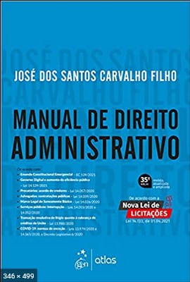 Manual De Direito Administrativo – Jose Dos Santos Carvalho Filho