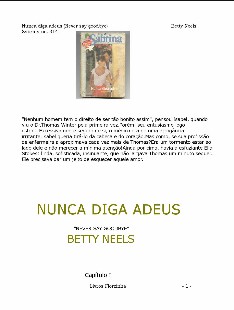 Betty Neels – NUNCA DIGA ADEUS doc