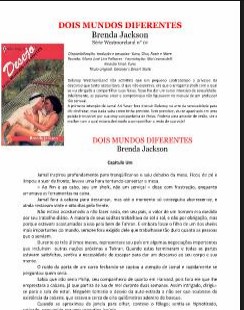 Brenda Jackson – Westmoreland I – DOIS MUNDOS DIFERENTES doc