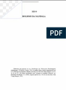 C. G. Jung – O SIMBOLISMO DA MANDALA pdf