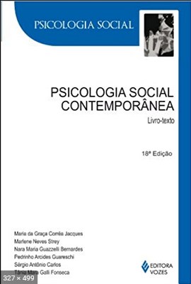Psicologia social contemporanea – Maria da Graca Correa Jacques