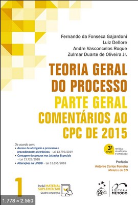 Teoria Geral do Processo 2015 – Fernando da Fonseca