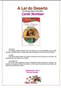 Carole Mortimer – A LEI DO DESEJO pdf
