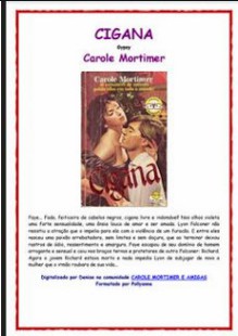 Carole Mortimer - CIGANA pdf