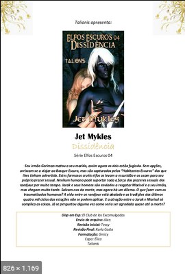 Jet Mykles – Elfos Escuros 04 – Disside?ncia