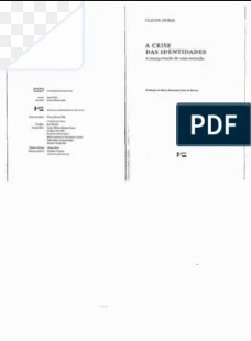 Claude Dubar - A CRISE DAS IDENTIDADES - A INTERPRETAÇAO DE UMA MUTAÇAO pdf
