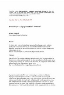 Ernesta Zamboni – REPRESENTAÇOES E LINGUAGENS NO ENSINO DE HISTORIA doc