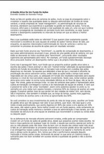 Everaldo Guedes de Azevedo França - A GESTAO ATIVA DE UM FUNDO DE AÇOES pdf