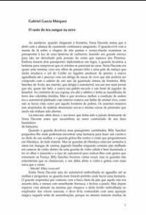 Gabriel García Márquez – O Rasto do teu Sangue na Neve – revisado pdf