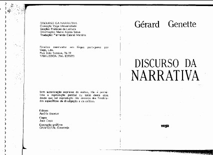 Gerard Genette – DISCURSO DA NARRATIVA pdf