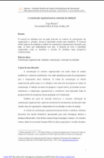 Intercom - A COMUNICAÇAO ORGANIZACIONAL SOB O OLHAR TEORICO pdf