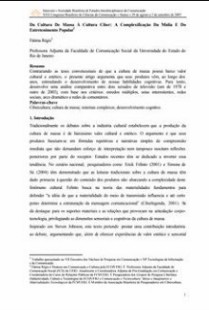 Intercom – DA CULTURA DE MASSA A CULTURA CIBER pdf