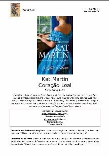 Kat Martin – Trilogia Coraçao I – CORAÇAO LEAL pdf