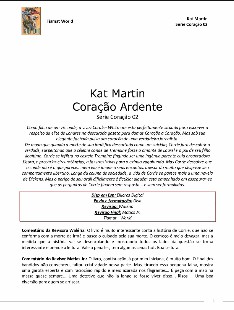 Kat Martin – Trilogia Coraçao II – CORAÇAO ARDENTE pdf