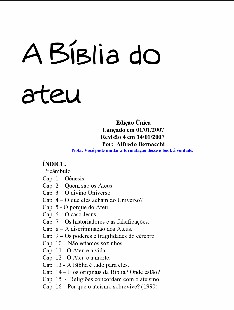 Alfredo Bernacchi – A BIBLIA DO ATEU pdf