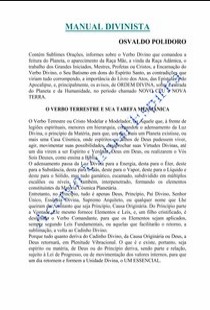 Manual Divinista (Osvaldo Polidoro - Reencarnação de Allan Kardec) pdf