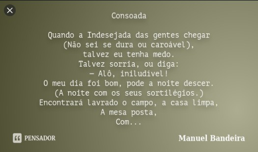 Manuel Bandeira - CONSOADA doc