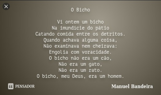 Manuel Bandeira – O BICHO doc
