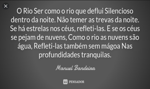 Manuel Bandeira – O RIO doc