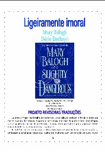 Mary Balogh - Bedwyn VII - LIGEIRAMENTE IMORAL doc